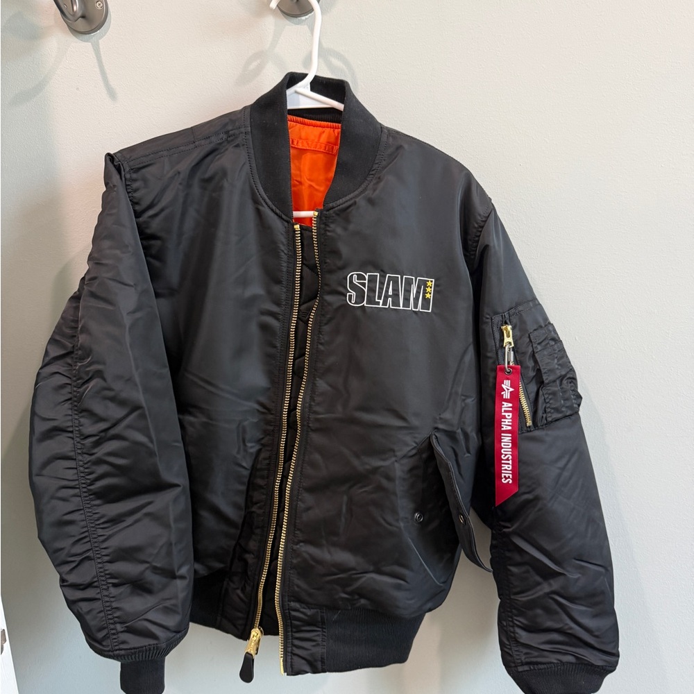 Alpha Industries All Star Weekend Black Bomber Jacket  - Unisex S